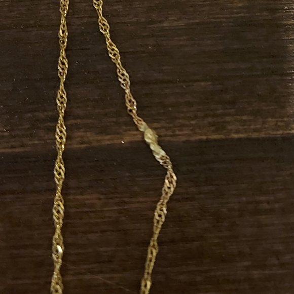 14K Gold Women's Small Twist Link Chain - Picture 4 of 5